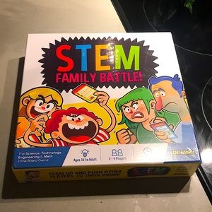 Brand New STEM Board & Trivia Party Game for Kids + Adults